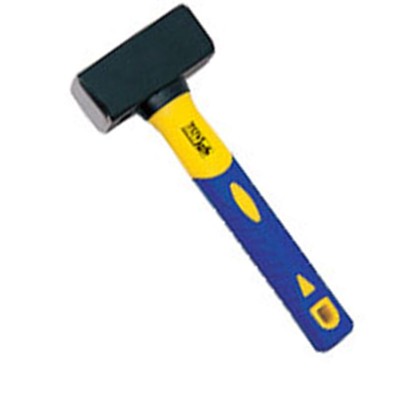 SH01 High quality drop forged stoning hammer with fiberglass handle